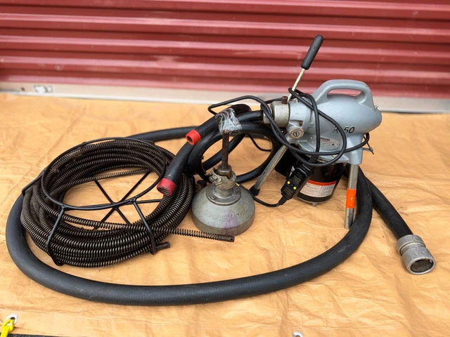 k50 8 sectional drain cleaning machine for 3 4 in